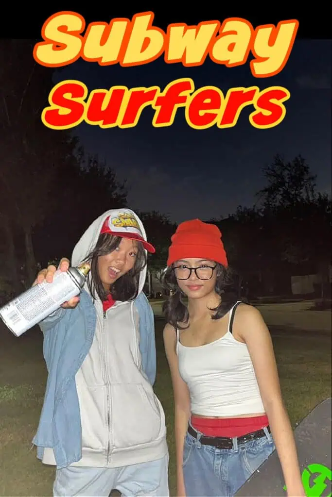Subway Surfers Halloween Costume ideas for teens, besties, and BFF duo