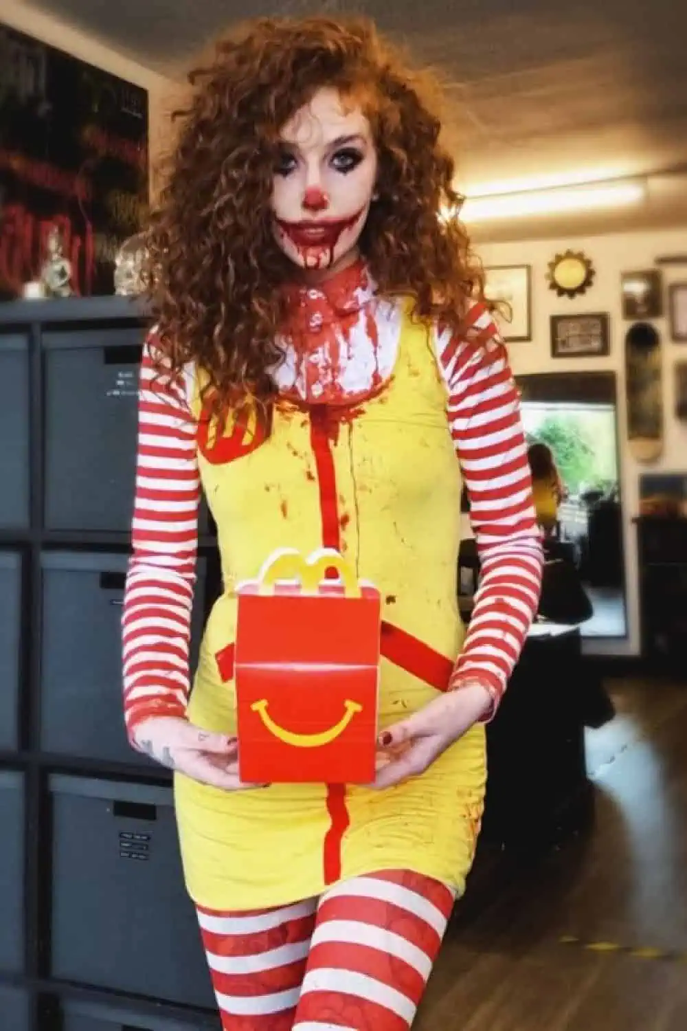 evil Ronald Mcdonald Halloween costume ideas for women