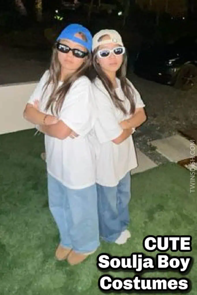 Easy DIY Cheap Soulja Boy Halloween Costume idea for Duo WOMEN TEENS AND COLLEGE STUDENTS