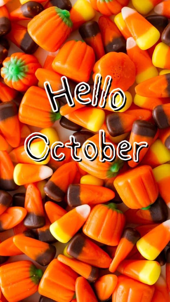 October Wallpaper for Phone Hello October
