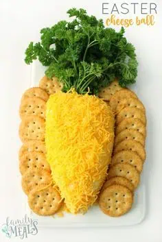 Easy Easter Carrot Cheese Ball Appetizer
