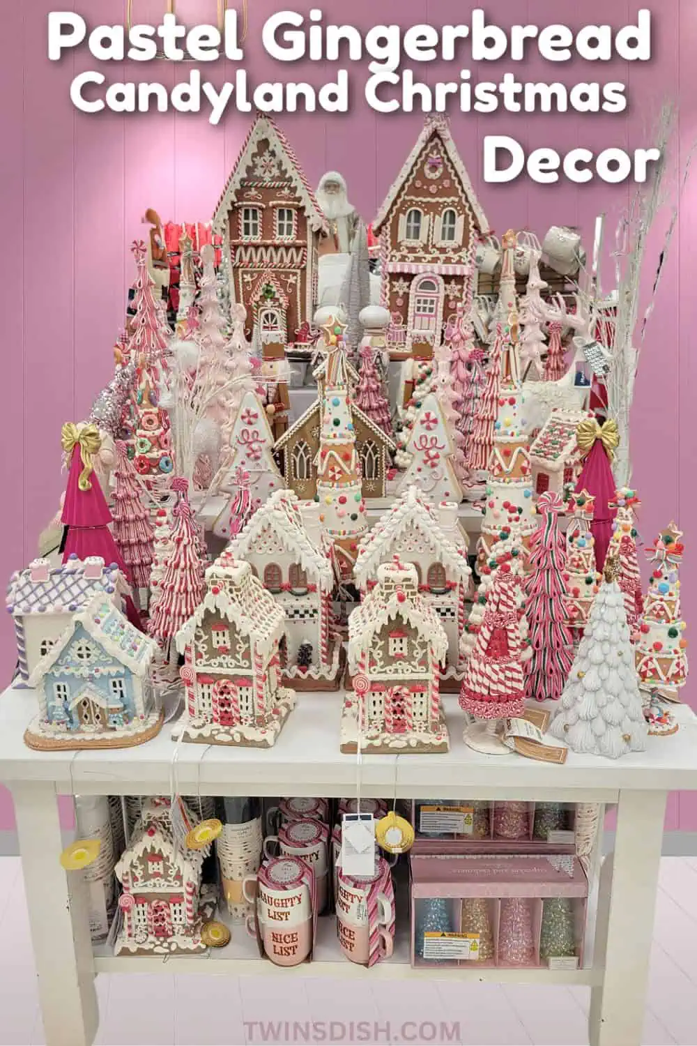 DIY Gingerbread Candyland Christmas Decor ideas and trend