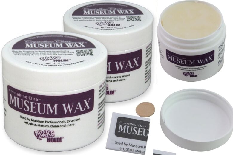 crystalline clear museum wax amazon find earthquake hold wax for securing decor glass home hack