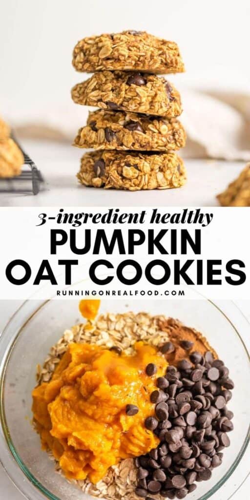 3 ingredient Pumpkin Oat Cookie Recipe