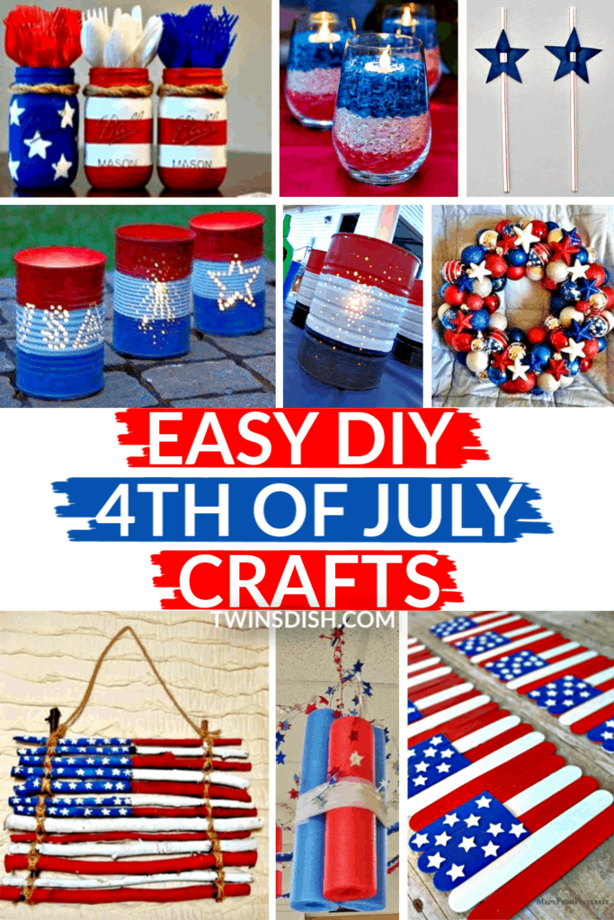 Easy DIY Fourth of July crafts that are patriotic