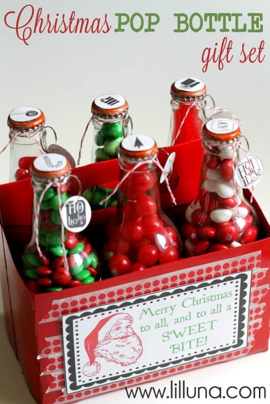 Christmas Pop Bottle Gift Basket