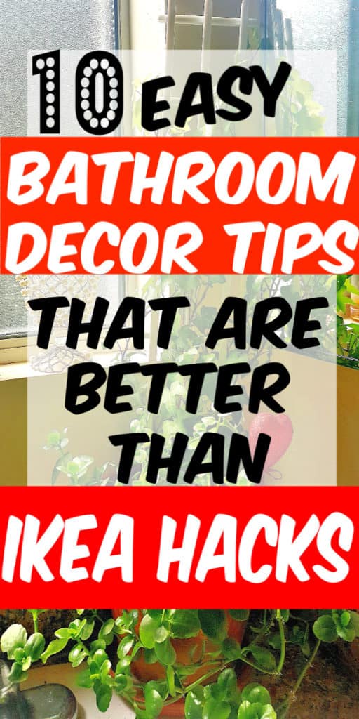 Easy Bathroom Decor Tips That Are Better Than IKEA Hacks. Great storage ideas for small spaces, vanity, nail polish. DIY Ideas.