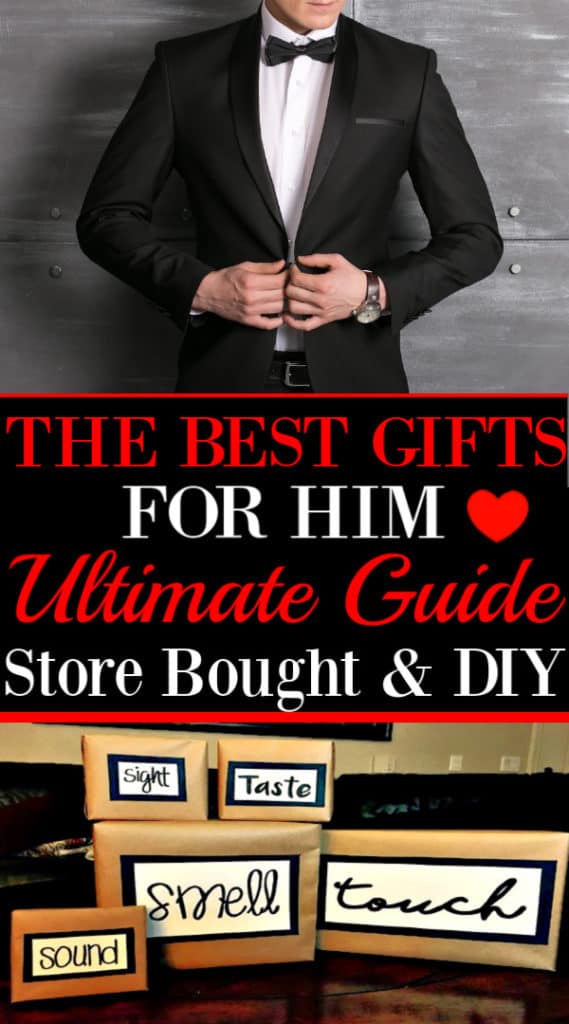 The Ultimate Guide to the best gifts for him, store bought and DIY options.