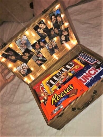 Festive Candy Gift Box for Boyfriend
