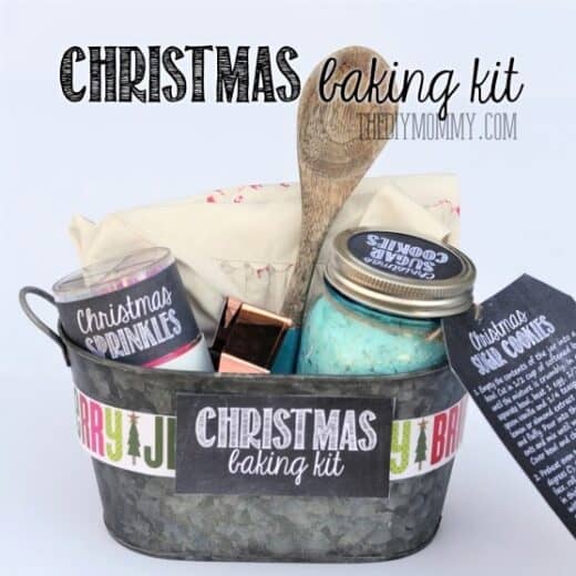 Christmas Cookies Gift Basket