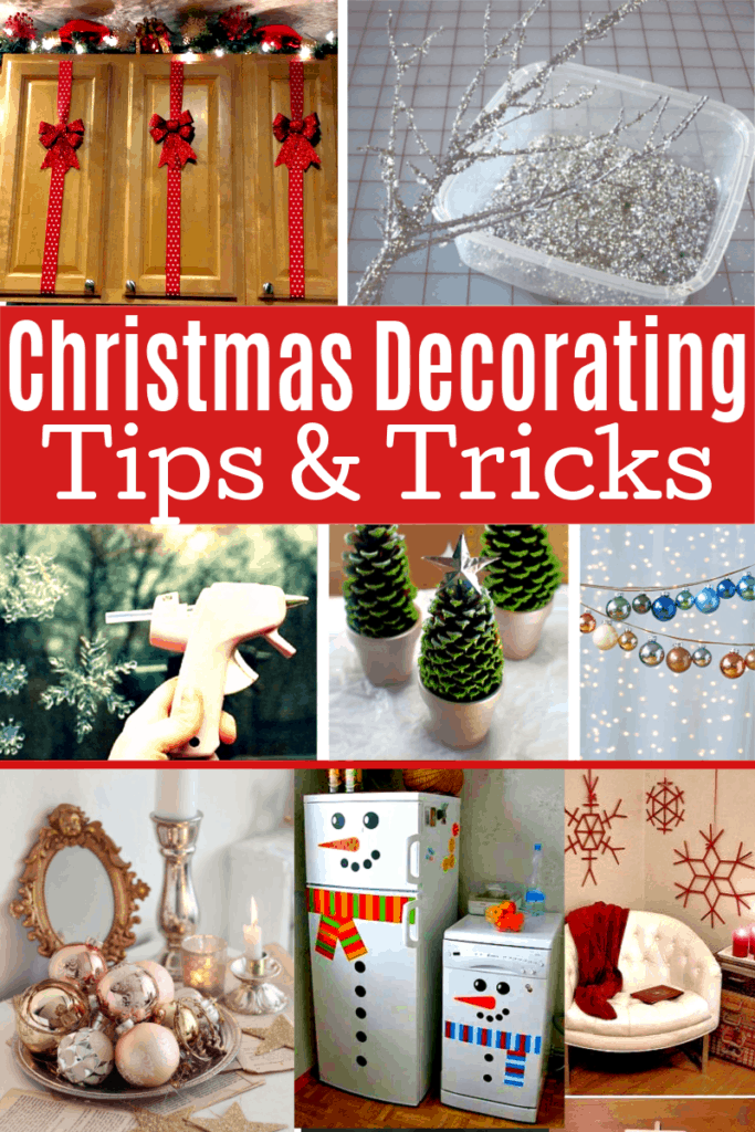 Easy DIY Christmas Decorating tips, tricks, and hacks