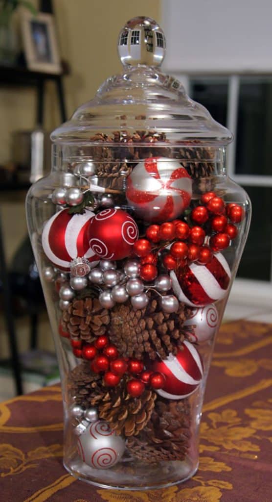 Christmas Vase/ Easy DIY Christmas Decorations