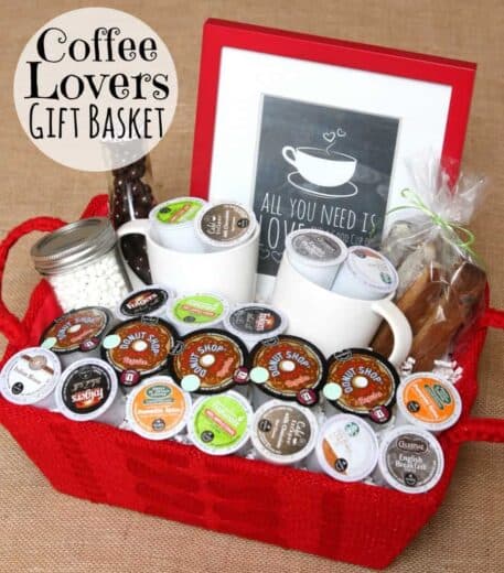 Keurig Coffee Gift basket