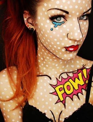Comic Book Halloween Make Up