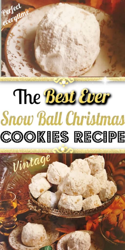 Best Ever Snowball Christmas Cookies Recipe you need to try. It's melt in your mouth perfect everytime. The only snowball recipe that the real Santa most likely ate. Easy classic cookies everyone will LOVE.