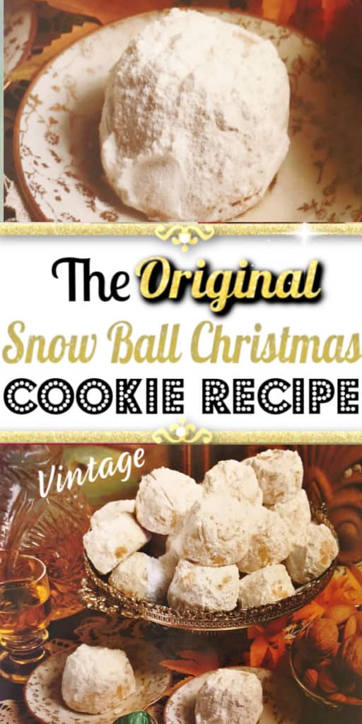 The best traditional Snow Ball Christmas Cookie Recipe that makes a great gift, unique