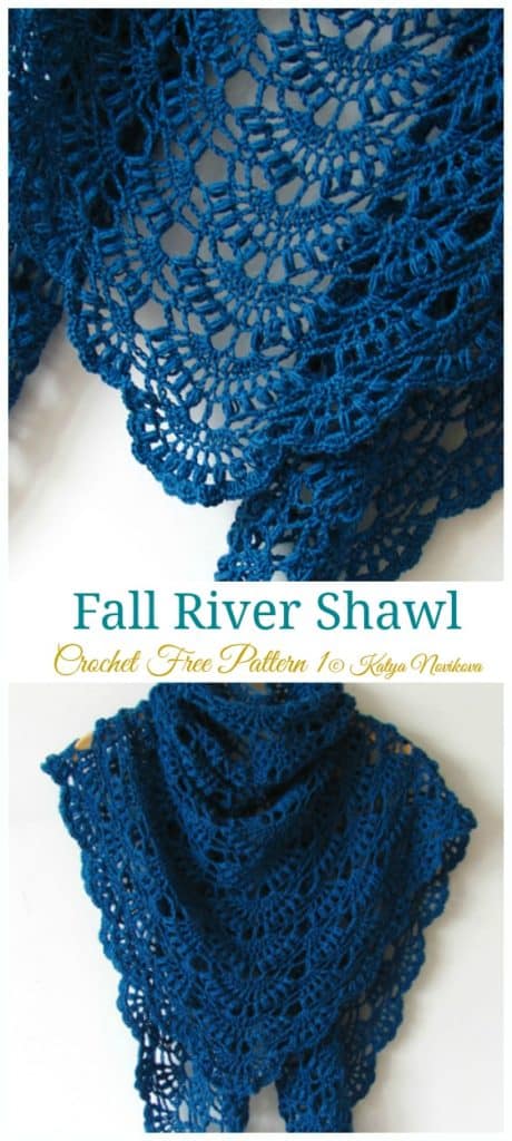 DIY Crochet Fall River Shawl with FREE PATTERN. Cute, trendy outfit for Spring, Summer. Also a great gift idea. The best free crotchet patterns and tutorials.