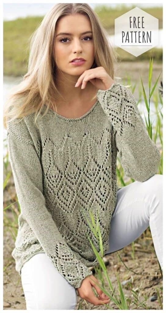 DIY Crochet Boho Sweater with free tutorial and pattern. Trendy outfit for Spring or Summer. Also a great gift idea. The best free crotchet patterns and tutorials.