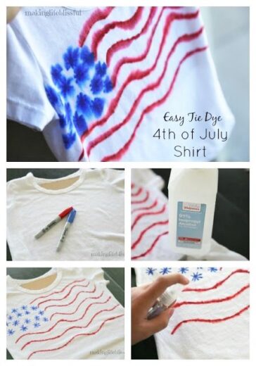 Easy DIY 4th of July Patriotic T Shirts