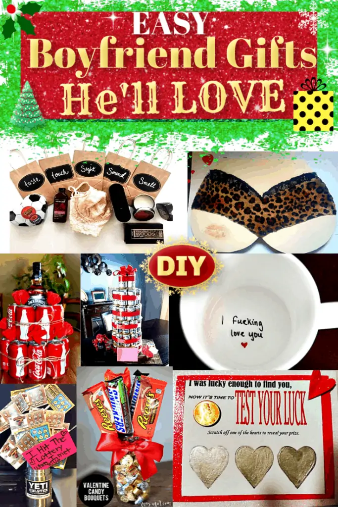 The BEST easy DIY gift ideas for boyfriend.