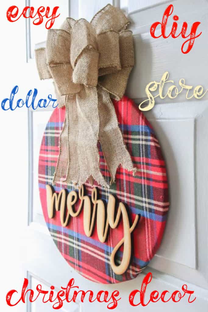 DIY Cardboard Christmas Decor Wreath