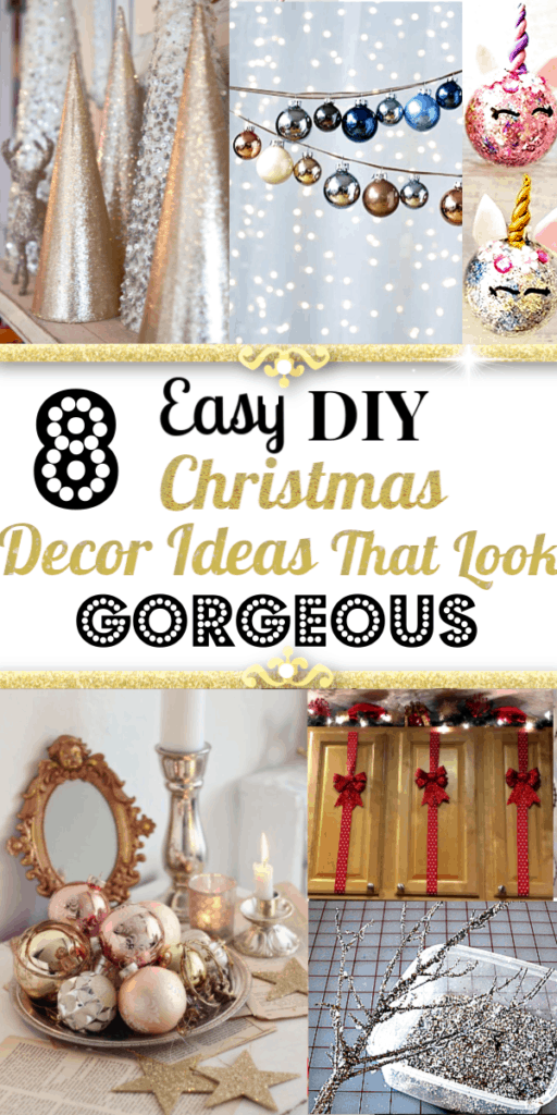 Easy DIY Christmas Decorating tips, tricks, and hacks