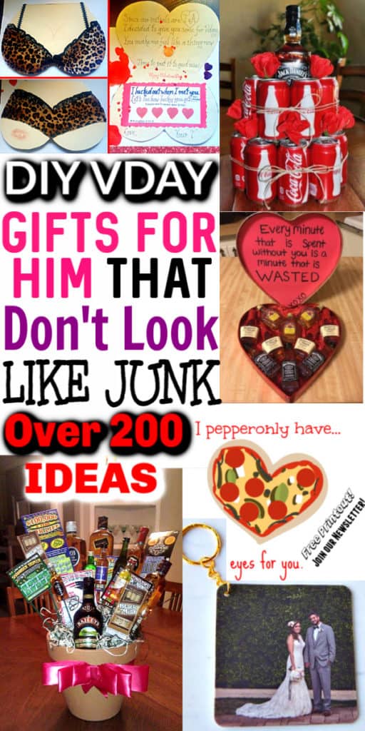 Ultimate List of DIY Valentine's Day Gifts for him he'll love. DIY Boyfriend gifts/ Last minute gift ideas/ Crafts