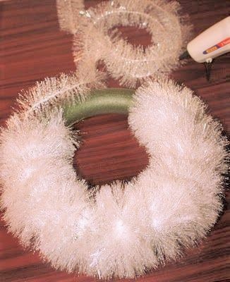 DIY White Luxury Christmas Wreath Cheap