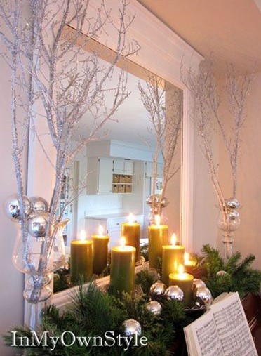 Amazing Farmhouse Glam Christmas Decor Ideas that'll take your breath away. Easy elegant Christmas or winter decoration, craft, or wedding centerpiece. Easy Budget decor ideas for the home or party. Holiday decor and DIY projects. #DIY #MantleDecorIdea #wedding #Christmas