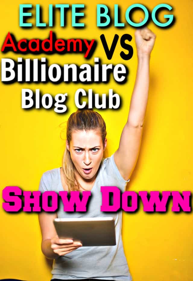 Thorough comparison of Elite Blog Academy and Billionaire Blog Club and who each one is better for. Which is the best blogging course for learning how to blog and making money blogging.