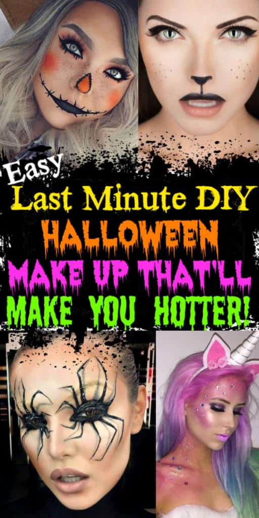 Gorgeous DIY Halloween make up costume ideas for women, couples, groups, and college.