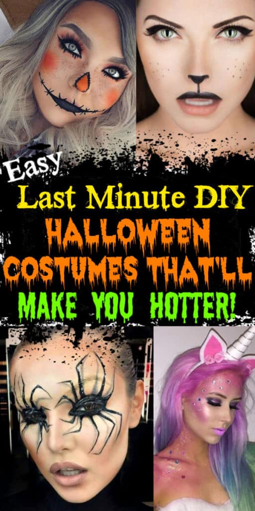 DIY Halloween costumes for women, couples, groups, and college.