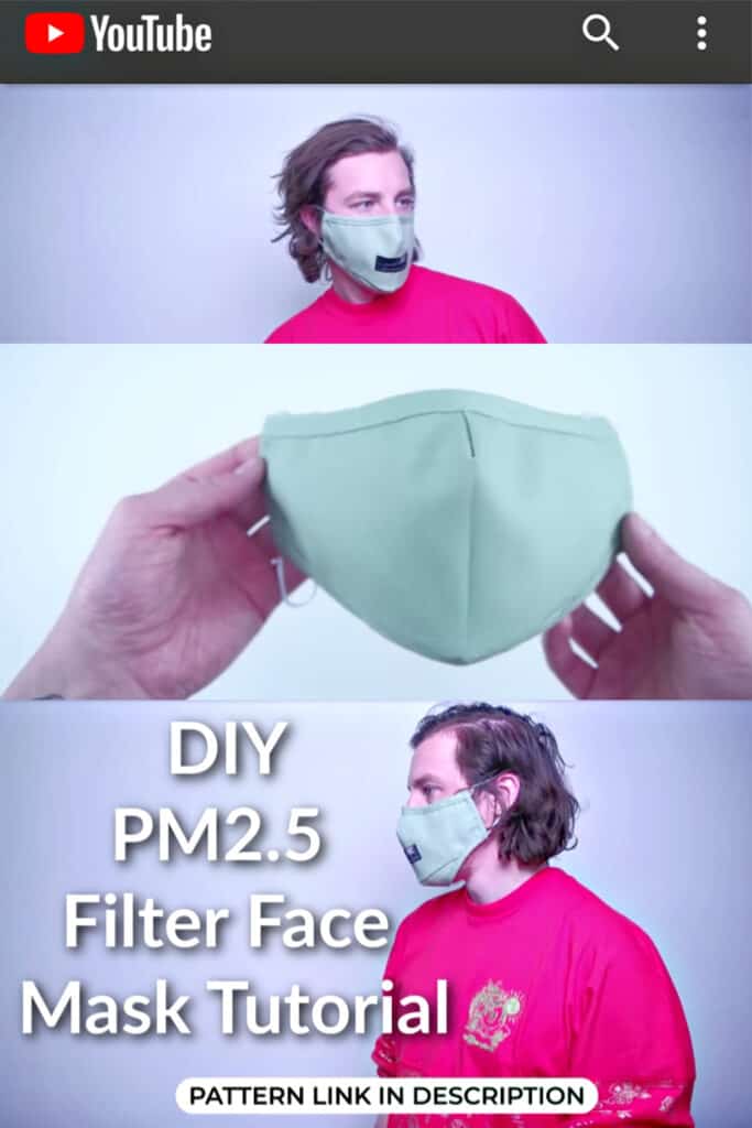 DIY Face Mask patterns and tutorials recommended by professionals including no sew and cricut.