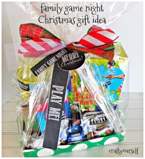 Family Game Night Gift basket