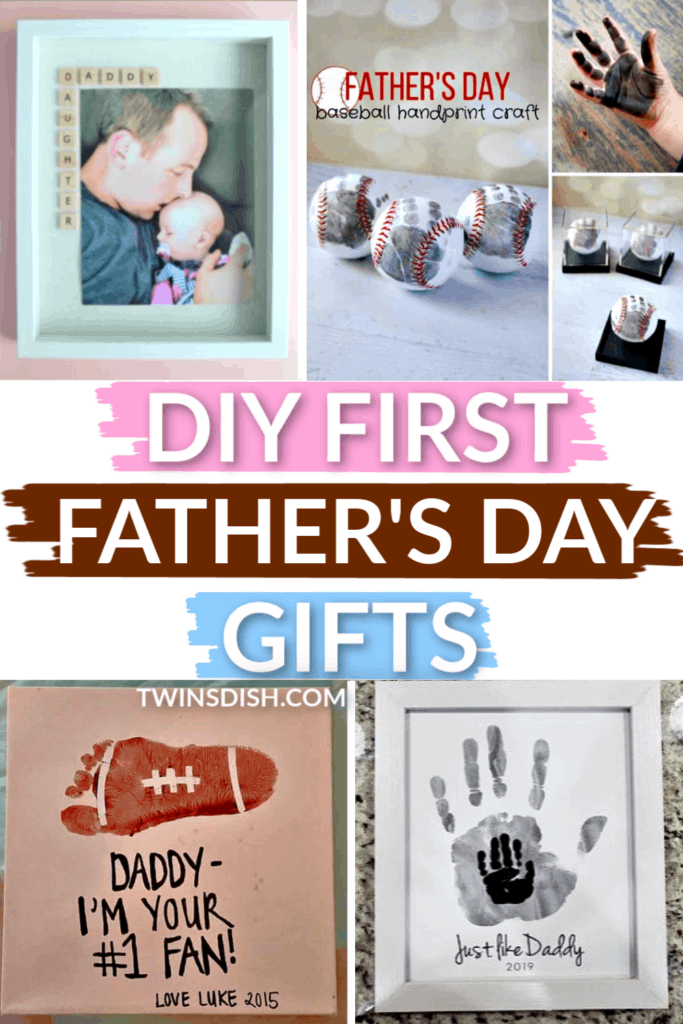 DIY First Father's Day gifts for Dad and Grandpa from kids