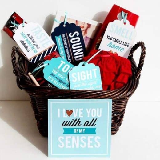 DIY Father's Day gift basket idea from wife