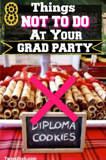 Easy DIY Graduation party decorations and food ideas. How to throwing a safe outdoor grad party in 2020 for every budget