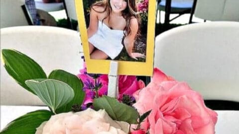 Photo Bouquet Centerpieces