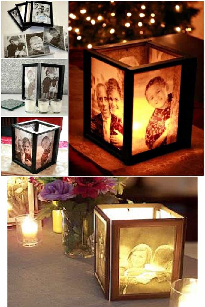 Graduation Party Centerpieces using dollar store photo frames