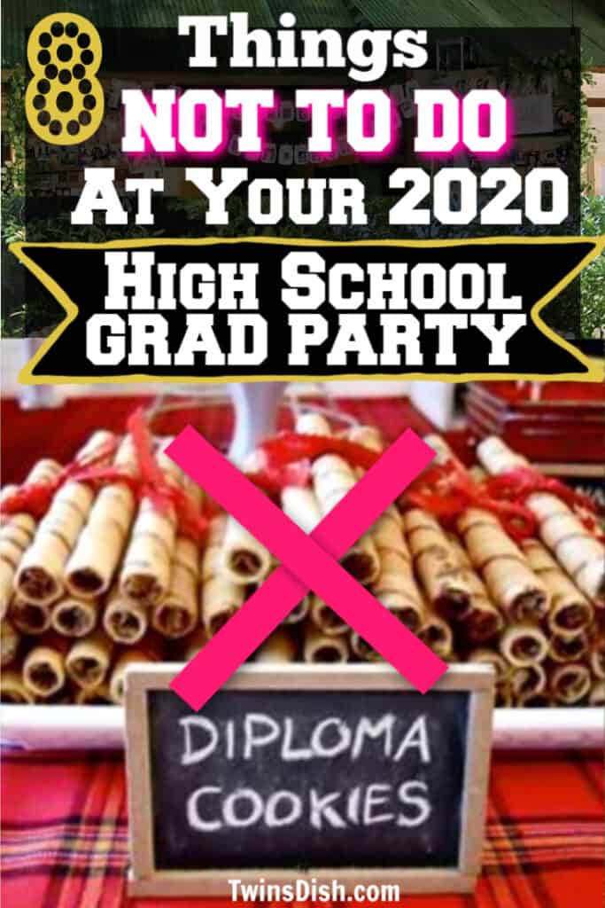 Easy DIY 2020 High School Graduation party decorations and best food ideas.