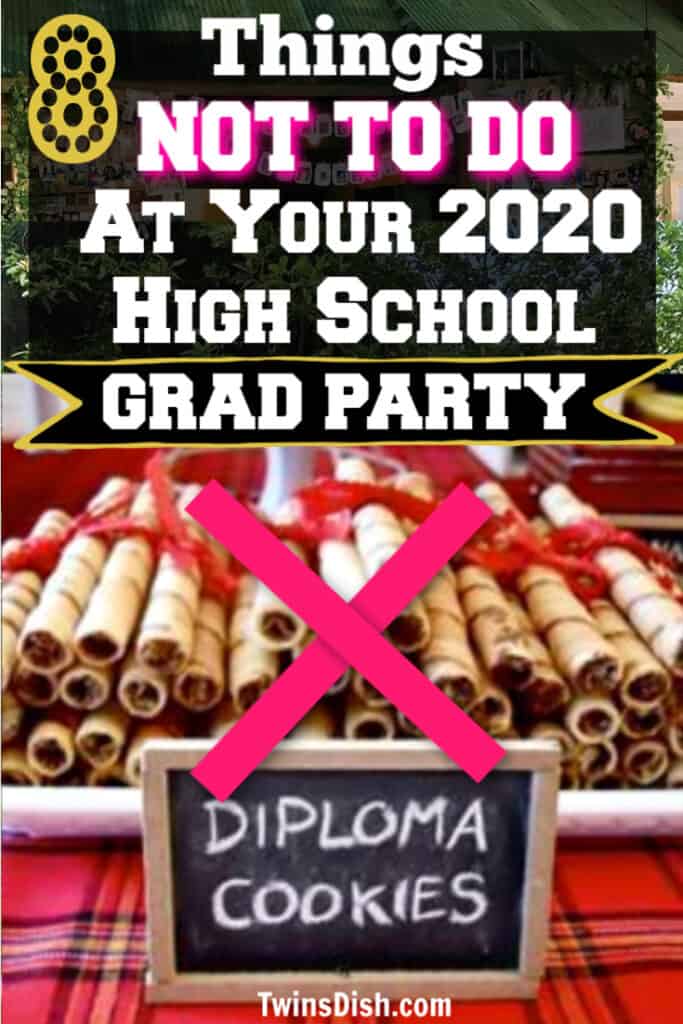 Graduation party ideas for highschool, boys and girls. Tips and DIY for food, snacks, decorations, pictures, and cap decorations on a budget.