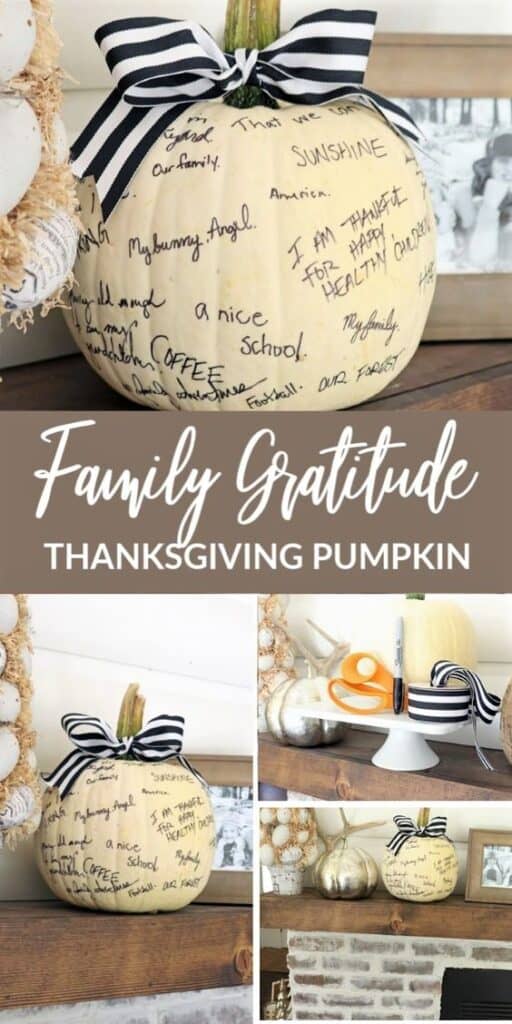 Gratitude Thanksgiving Pumpkin Tradition