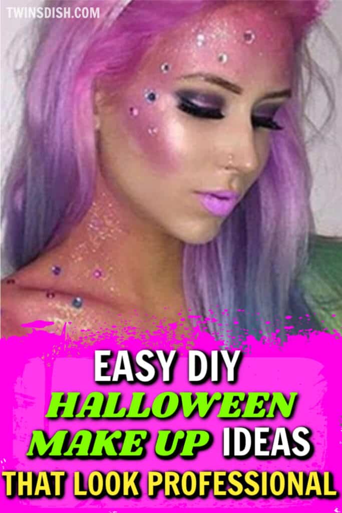 Easy DIY Halloween make up ideas that look professional. 