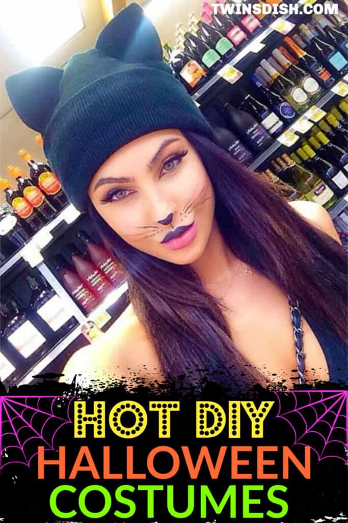 Easy DIY Halloween Make Up That Looks Professional for College, Vampire,, Unicorn, Cat, Spider, Comic Book, and more