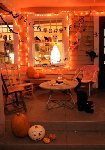 Halloween Fall Front Porch Decor