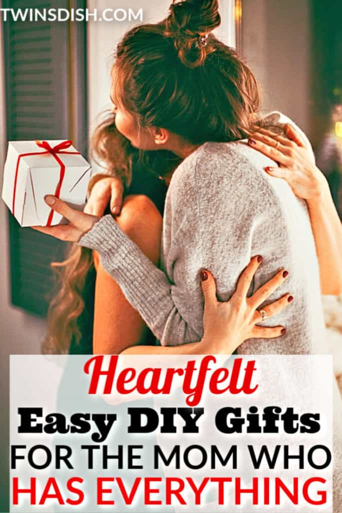 The best easy DIY gifts for Mom who has everything. Meaningful, sentimental, funny, unique, and creative custom gift ideas the pickiest women will love...even the in-laws.