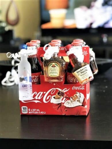 Jack and Coke Christmas Gift Basket Idea