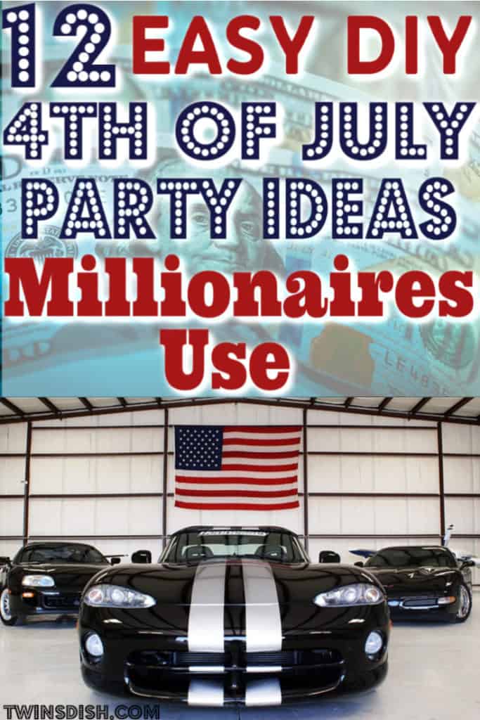 Super easy DIY Fourth of July party ideas, for food and decorations. #4thofJulyParty #DIY