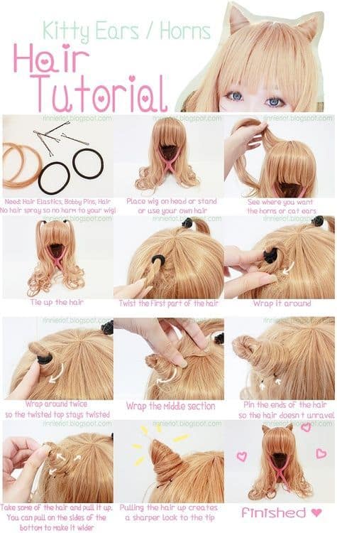 Last minute DIY Halloween Costumes Cat Ear How To