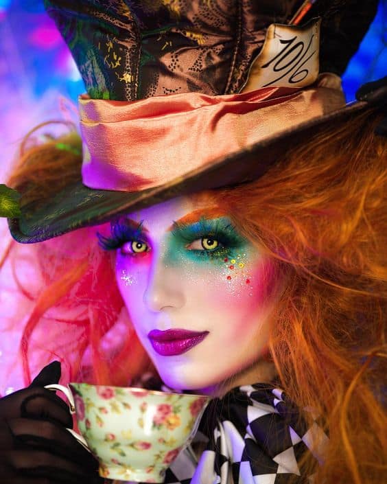 Best Halloween Mad Hatter Make Up Costume